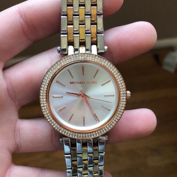 Gold and Silver Michael Kors Watch - Picture 1 of 2